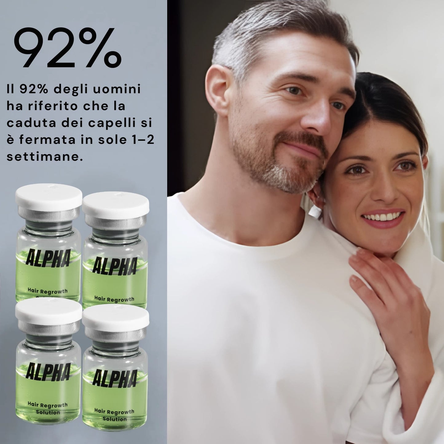 AlphaInfuse | Sistema per la ricrescita dei capelli