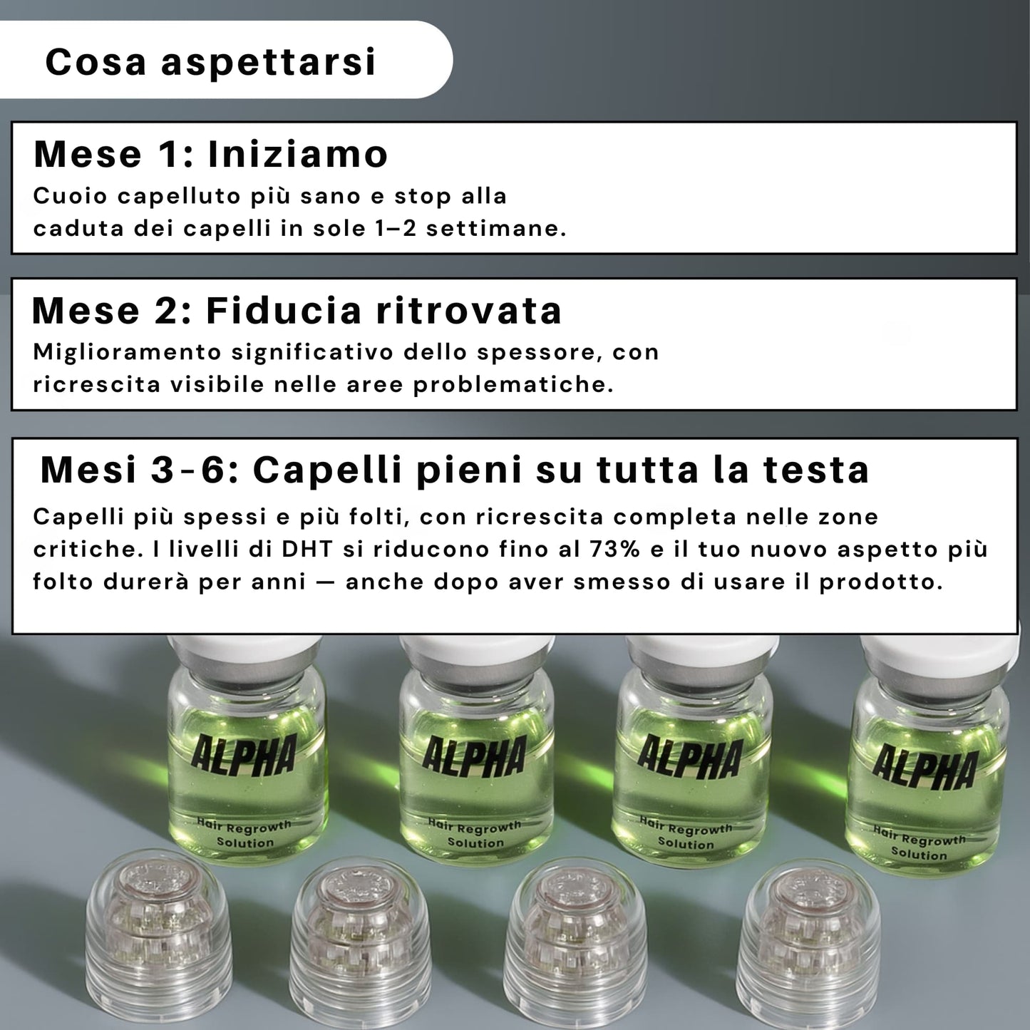 AlphaInfuse | Sistema per la ricrescita dei capelli